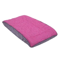 Bacati - Owls Pink/Gray Pink Dots Girls Cotton Changing Pad Cover -Children's Toys GUEST 052e39b4 dee1 47e7 962e 7c44399f26d6