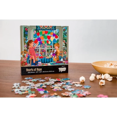 Toynk Hearts Of Hope Family Craft Puzzle For Adults And Kids | 500 Piece Jigsaw Puzzle 2 Toynk Hearts Of Hope Family Craft Puzzle For Adults And Kids | 500 Piece Jigsaw Puzzle - Image 2
