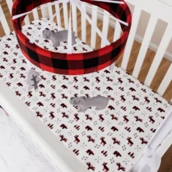 Sammy & Lou Crib Bedding Set - Buffalo Check - 3pc -Children's Toys GUEST 0b8a44ea fa92 432a b75b e2b972aaacf5