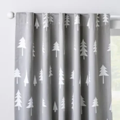 Blackout Curtain Panel Trees - Cloud Island™ Gray -Children's Toys GUEST 0c1a6528 cfb3 4264 aa09 1708c1a308f8