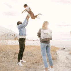 Petunia Pickle Bottom Pivot Backpack Diaper Bag - Smoke Swirl Tie Dye Coated Canvas -Children's Toys GUEST 127f615a ae09 42d9 9fe6 10018f76ae65