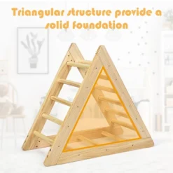 Costway Wooden Climbing Pikler Triangle With Climbing Ladder For Toddler Step Training 14 Costway Wooden Climbing Pikler Triangle With Climbing Ladder For Toddler Step Training -Children's Toys GUEST 2072bd70 919f 410b a3e5 69ccaa9fc7a2