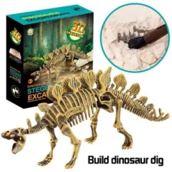 Ready! Set! Play! Link Stegosaurus Dinosaur Skeleton Fossil Excavation Kit -Children's Toys GUEST 20bcc6df f322 493e 8ae5 0f0570e28a30