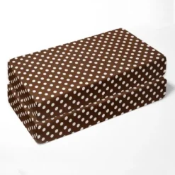 Bacati - Ladybugs Pink Chocolate 10 Pc Crib Bedding Set With 2 Crib Fitted Sheets -Children's Toys GUEST 2415ace9 0a43 488e 94c6 71f280dc3f53