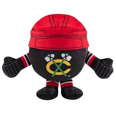 Bleacher Creatures Chicago Blackhawks 8" Kuricha Hockey Puck Sitting Plush 1 Bleacher Creatures Chicago Blackhawks 8" Kuricha Hockey Puck Sitting Plush