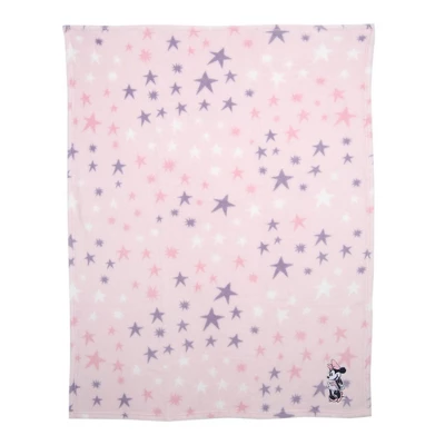 Lambs & Ivy Disney Baby Minnie Mouse Appliqued Pink Star Fleece Baby Blanket 1 Lambs & Ivy Disney Baby Minnie Mouse Appliqued Pink Star Fleece Baby Blanket