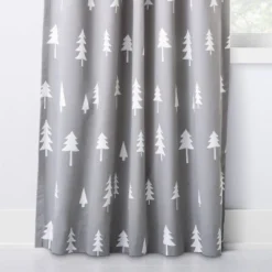 Blackout Curtain Panel Trees - Cloud Island™ Gray -Children's Toys GUEST 31f1b5a3 7eb9 4f1e 9627 4b57513de44f