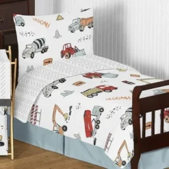 Toddler Construction Truck Bedding Set - Sweet Jojo Designs -Children's Toys GUEST 39d560cb 9406 417c 8394 5ec2e88dcafc