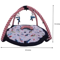 Bacati - Baby Activity Gyms & Playmats (Airspace Aqua/Red/Orange/Green/Navy) -Children's Toys GUEST 42883583 737c 427d bddb 3bf7c62f487d