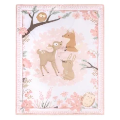 The Peanutshell Fairytale Forest Pink Crib Bedding Set, 3pc To 12 Pc, For Girls -Children's Toys GUEST 57d67249 a8f6 4a0a a771 13c0936fa36b