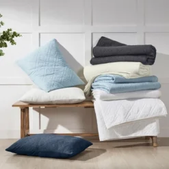 Luxury 100% Cotton Quilt Set, Hand-Quilted, Pre-Softened, Diamond Pattern By California Design Den 10 Luxury 100% Cotton Quilt Set, Hand-Quilted, Pre-Softened, Diamond Pattern By California Design Den -Children's Toys GUEST 59f07ac9 a2c4 4c3f bd69 5a721c85d8d8