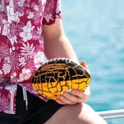 Wave Runner Grip It Waterproof Football 9.25 Inches W/Sure-Grip Technology Play In Water Great For Beach Pool Lake BBQ Park & Anywhere Pump Included -Children's Toys GUEST 603783d0 7d37 4788 aed9 344589281638