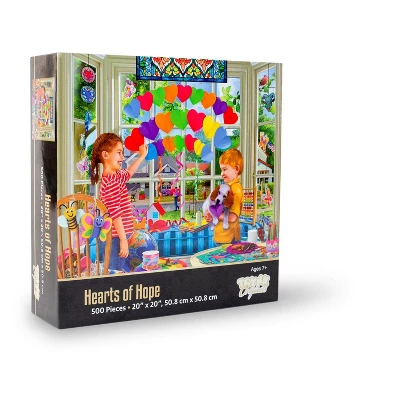 Toynk Hearts Of Hope Family Craft Puzzle For Adults And Kids | 500 Piece Jigsaw Puzzle 1 Toynk Hearts Of Hope Family Craft Puzzle For Adults And Kids | 500 Piece Jigsaw Puzzle