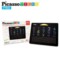 PicassoTiles® Double-Sided Magnetic Drawing Board, 12" X 10", Letters & Numbers 11 PicassoTiles® Double-Sided Magnetic Drawing Board, 12" X 10", Letters & Numbers -Children's Toys GUEST 79e1f879 8873 45c2 bd8f 53baf6ac44b8