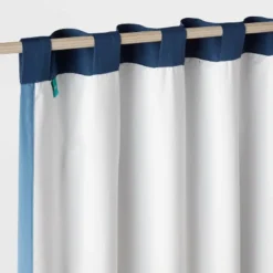 84" Tonal Blackout Window Kids' Panel Blue - Pillowfort™ -Children's Toys GUEST 7acd7438 3753 4847 87b9 a2514ac9ad86