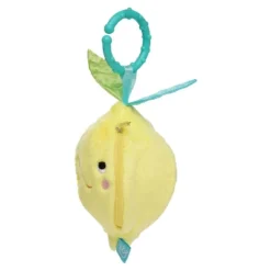 Manhattan Toy Mini-Apple Farm Lemon Baby Travel Toy With Rattle, Squeaker, Crinkle Fabric & Teether Clip-on Attachment -Children's Toys GUEST 811ba8d9 f28a 47c4 9185 1afc740f7ed6