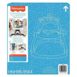 Fisher Price Fisher-Price AstroKitty SpaceSaver Jumperoo Adjustable Folding Baby Bouncer Activity Center W/Removable Seat Pad, Lights, Music, & Developmental Toys -Children's Toys GUEST 8813bee8 5bde 443e 8f9d bdc0dfe85879
