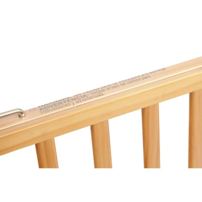 L.A. Baby The Little Wood Crib Mini/Portable Folding Wood Crib - Natural 3 L.A. Baby The Little Wood Crib Mini/Portable Folding Wood Crib - Natural - Image 3