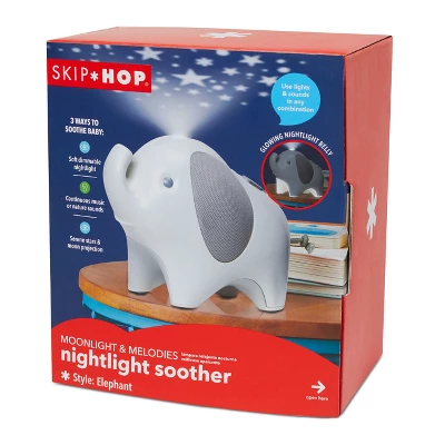 Skip Hop Moonlight & Melodies Elephant Nightlight Soother 1 Skip Hop Moonlight & Melodies Elephant Nightlight Soother