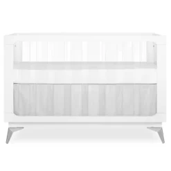 Evolur Acrylic Millennium 4 In 1 Convertible Crib -Children's Toys GUEST 974e8e48 c682 4586 802a 7be2c0be7c6d