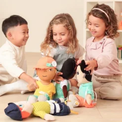 Miniland Fastening Learn To Dress 15" Doll - Male With Dark Hair -Children's Toys GUEST 9c67f1c7 564c 45f1 96d3 c1d1f9607788