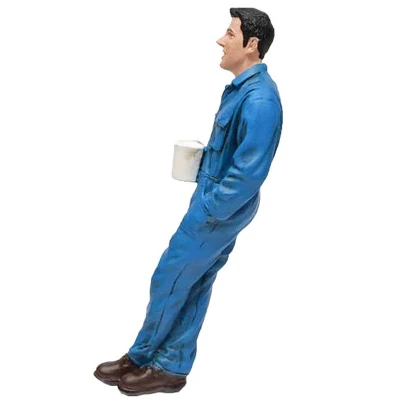 Mechanic Larry Taking Break Figure For 1:18 Scale Models By American Diorama 3 Mechanic Larry Taking Break Figure For 1:18 Scale Models By American Diorama - Image 3