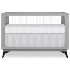 Evolur Acrylic Millennium 4 In 1 Convertible Crib -Children's Toys GUEST a429b413 8567 4ffe 9bd6 15736671fb3d