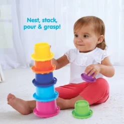 Kidoozie Stack N Nest Cups, Developmental Toy For Infants And Toddlers Ages 6 -24 Months -Children's Toys GUEST a7f37590 5c42 42ea 9b40 e2fc24386871