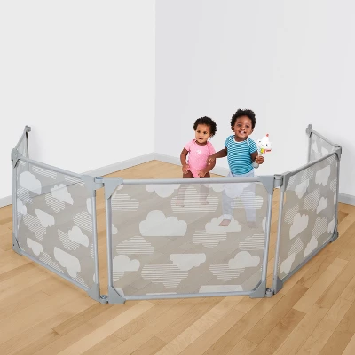 Skip Hop Play Enclosure Expandable Baby Playpen - Gray 7 Skip Hop Play Enclosure Expandable Baby Playpen - Gray - Image 7