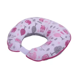 Bacati - 3 Pc Owls Pink/Gray Girls Hugster Feeding & Infant Support Nursing Pillow -Children's Toys GUEST b16bc08e 4974 46b4 8ca8 08d8513039b7