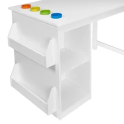 Kids' Art Activity Table With Storage White - RiverRidge Home -Children's Toys GUEST b5decb36 2a31 440c b81d d11273454525