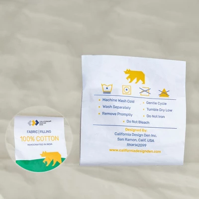 Luxury 100% Cotton Quilt Set, Hand-Quilted, Pre-Softened, Diamond Pattern By California Design Den 3 Luxury 100% Cotton Quilt Set, Hand-Quilted, Pre-Softened, Diamond Pattern By California Design Den - Image 3