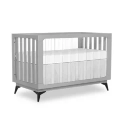 Evolur Acrylic Millennium 4 In 1 Convertible Crib -Children's Toys GUEST bc600f8a c874 4ad0 9216 8f4c24c8c83a