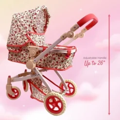 The New York Doll Collection Convertible Combo Baby Doll Stroller Floral 7 The New York Doll Collection Convertible Combo Baby Doll Stroller Floral -Children's Toys GUEST d72f51e9 18f5 4acc b73f c1820f7de553