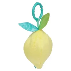 Manhattan Toy Mini-Apple Farm Lemon Baby Travel Toy With Rattle, Squeaker, Crinkle Fabric & Teether Clip-on Attachment -Children's Toys GUEST dd1e9b7d 1525 4a11 9d5e 8749f6568b0f