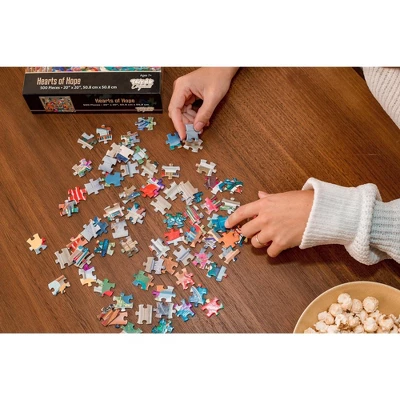 Toynk Hearts Of Hope Family Craft Puzzle For Adults And Kids | 500 Piece Jigsaw Puzzle 5 Toynk Hearts Of Hope Family Craft Puzzle For Adults And Kids | 500 Piece Jigsaw Puzzle - Image 5