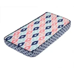 Bacati - Emma Printed Kilim Coral/Mint/Navy Quilted Changing Pad Cover -Children's Toys GUEST e6f6301e dd11 424c 9593 b52df53cdc8e