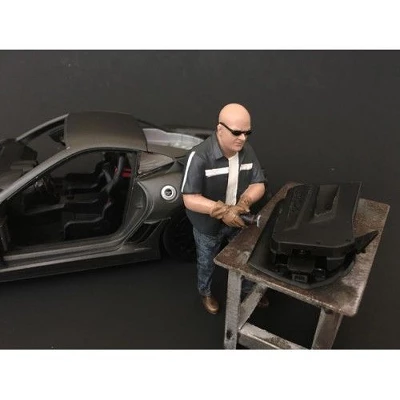 "Chop Shop" Mr. Fabricator Figurine For 1/18 Scale Models By American Diorama 2 "Chop Shop" Mr. Fabricator Figurine For 1/18 Scale Models By American Diorama - Image 2