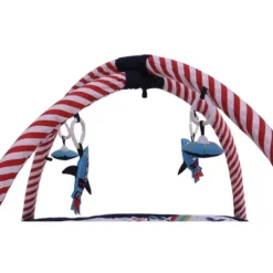 Bacati - Baby Activity Gyms & Playmats (Airspace Aqua/Red/Orange/Green/Navy)